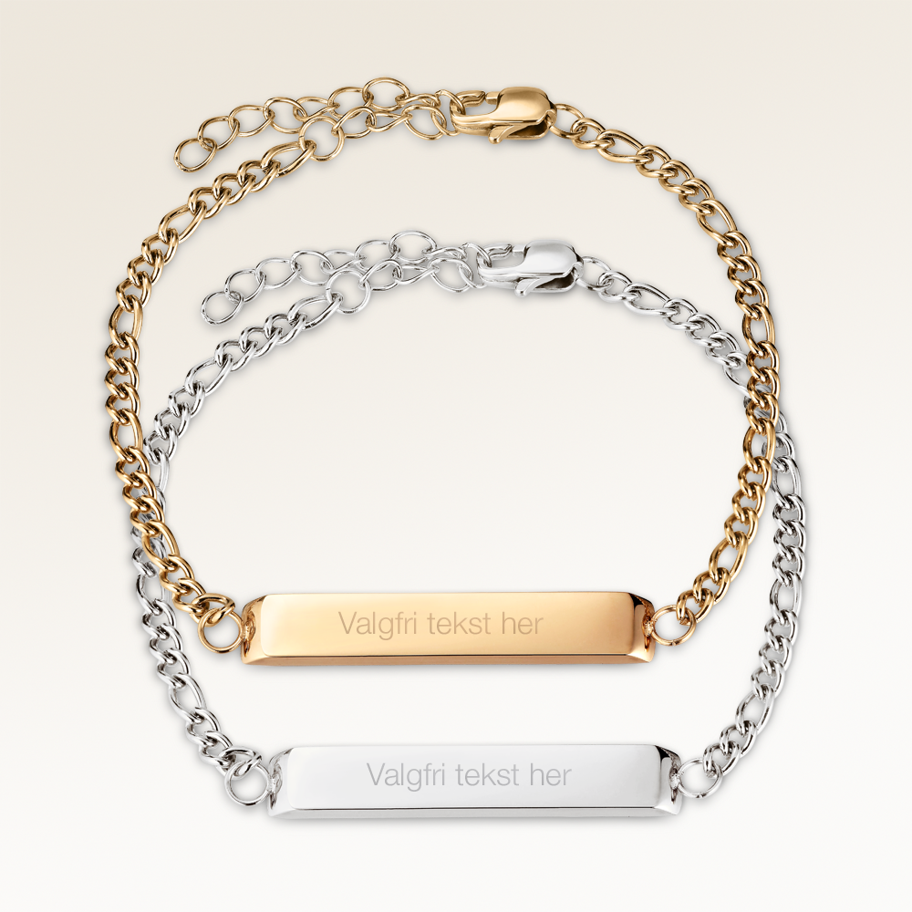 Bracelet d’Amitié – Bar Bracelet (Or & Argent) 