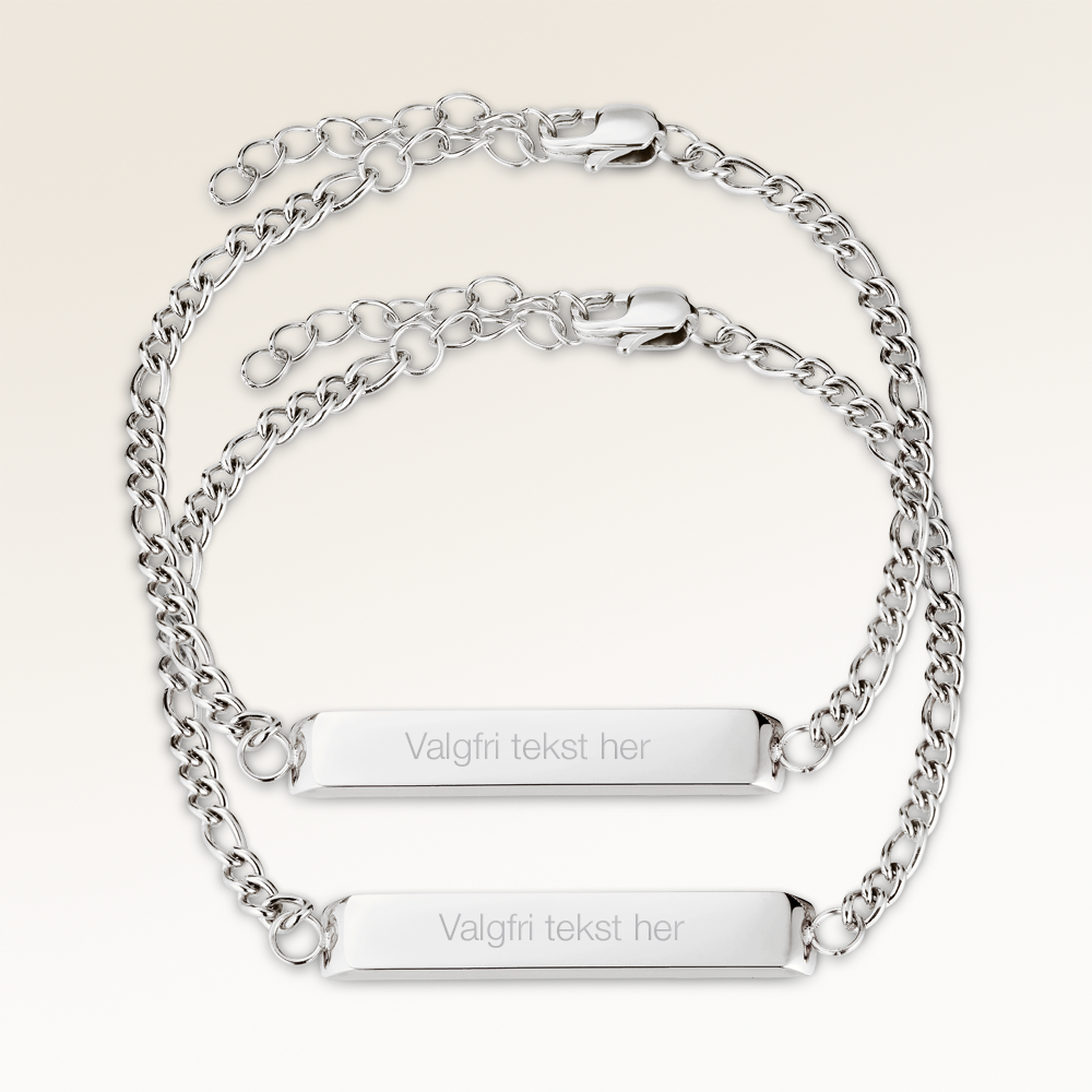 Bracelet d’Amitié – Bar Bracelet (Argent)