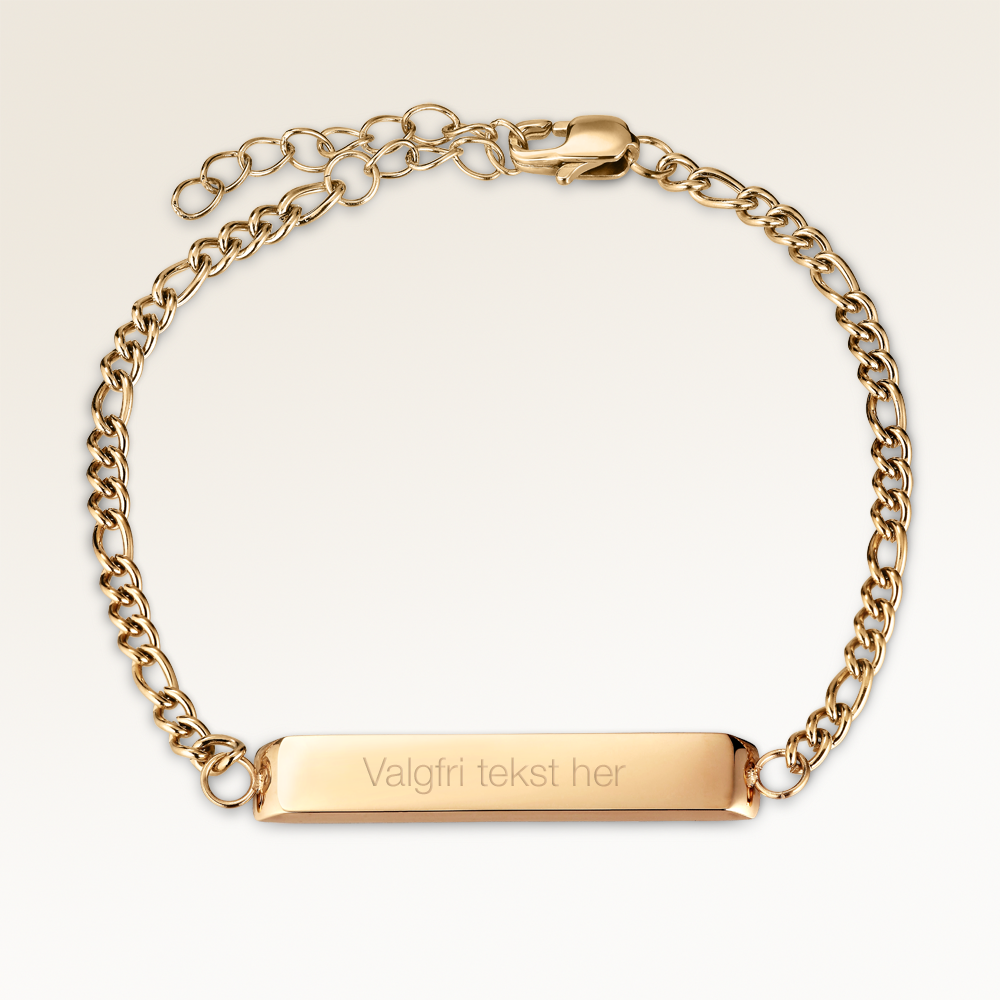 Bracelet Bar – Gravure (Or)