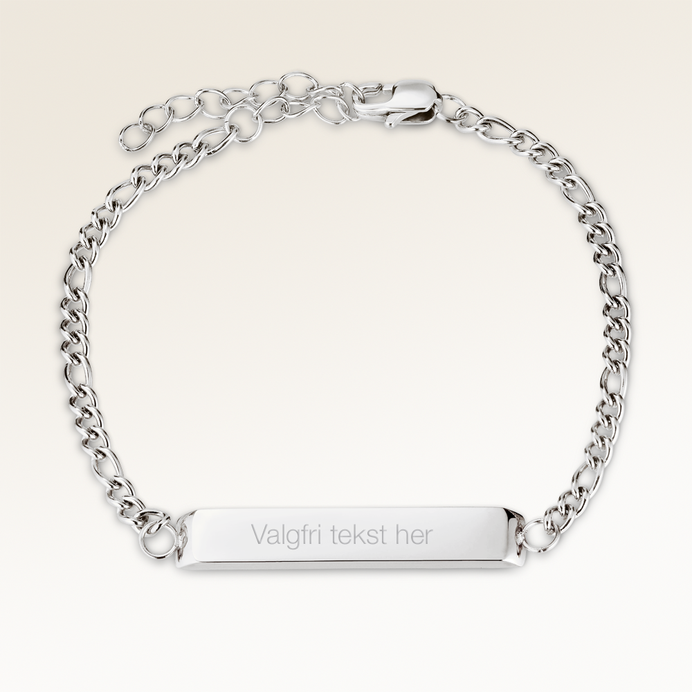 Bracelet Bar - Gravure (Argent)