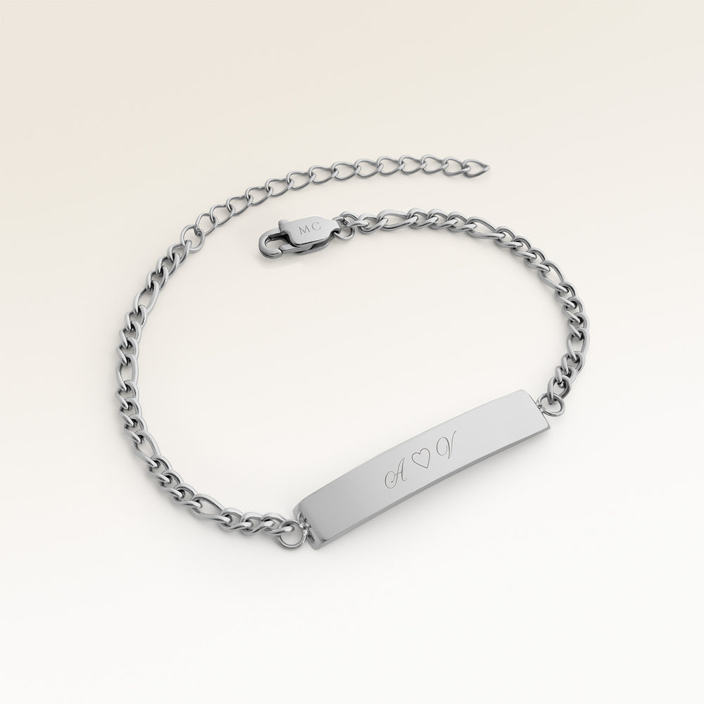 Bracelet Bar - Gravure (Argent)