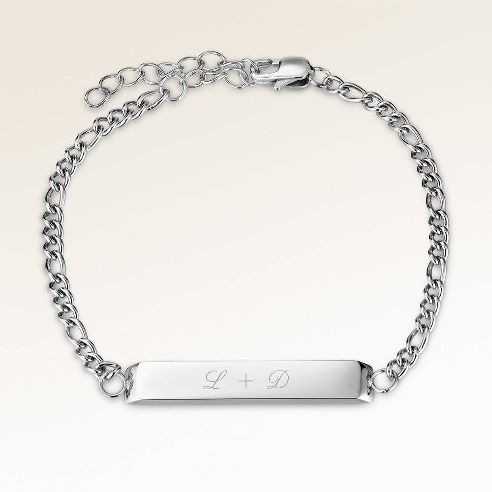 Bracelet Bar - Gravure (Argent)