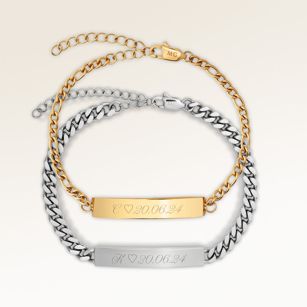 Friendship Bracelets - Bar Bracelet (Gold & Silver)