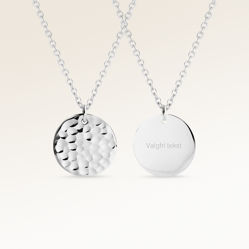 Circle Necklace - Engraving (Gold)