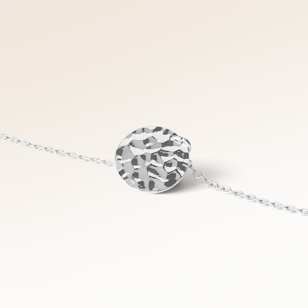 Collier Rond Vagues de l’Océan – Gravure (Argent)