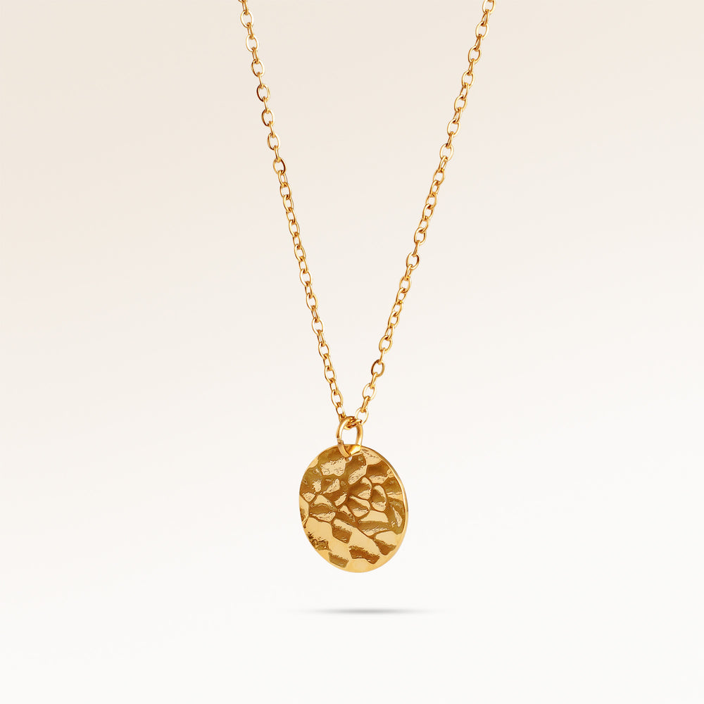 Collier Rond Vagues de l’Océan – Gravure (Or)