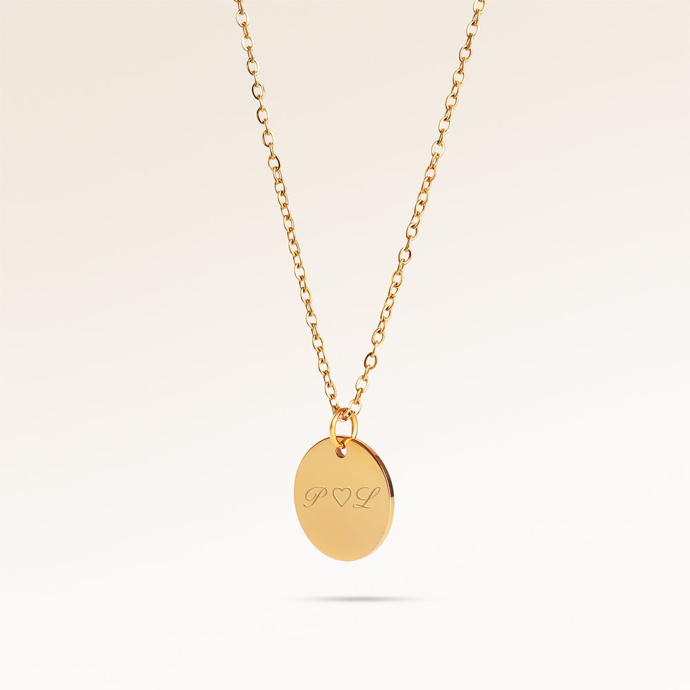 Collier Rond Vagues de l’Océan – Gravure (Or)