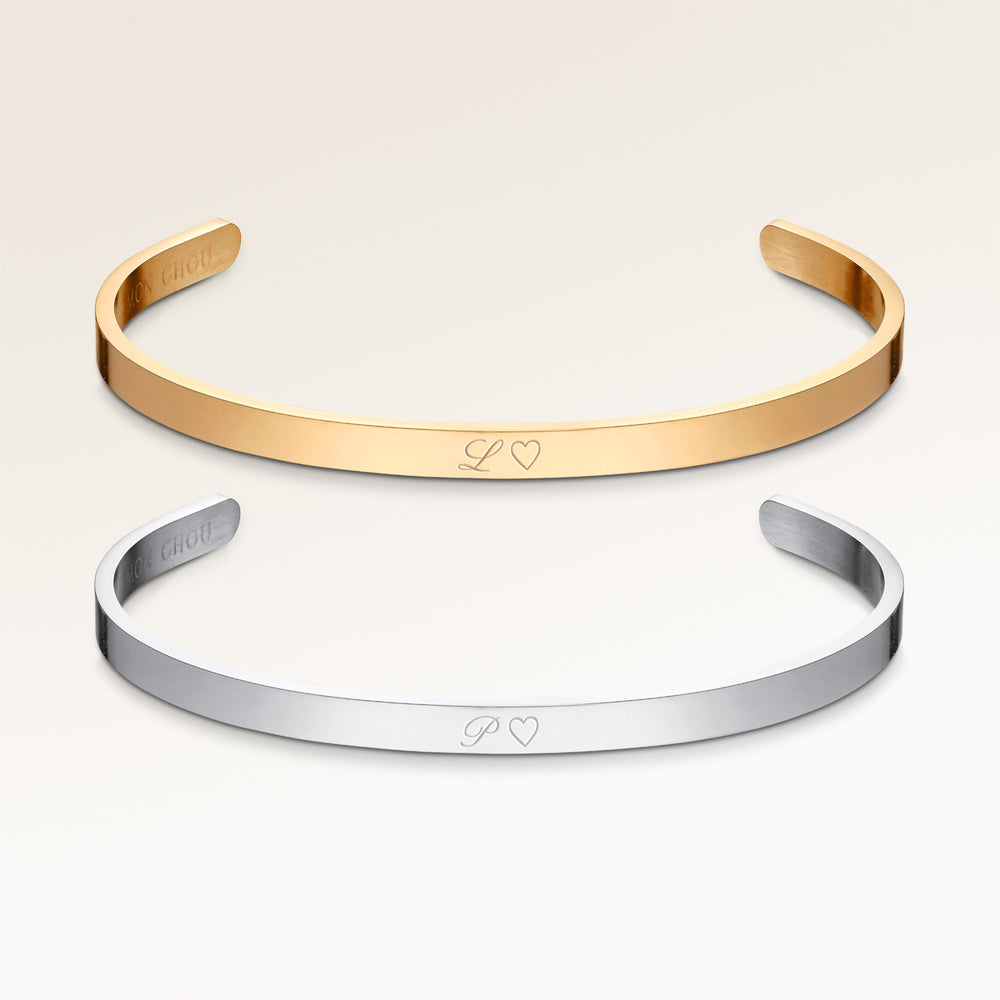 Bracelet Duo – Bangle (Or & Argent)