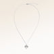 Full round necklace in silver fully laid out with fine adjustable silver chain and minimalist pendant for personalized engraving